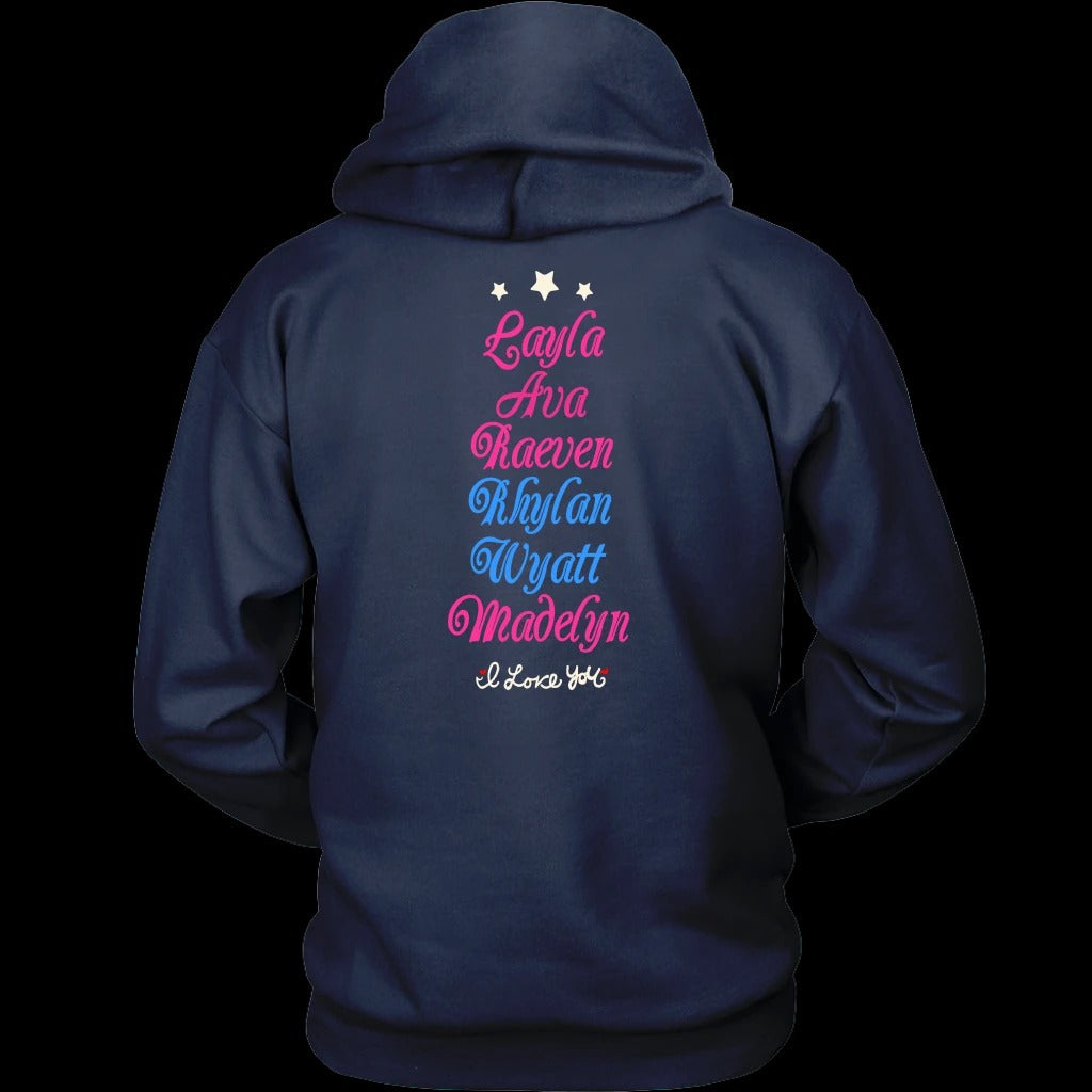 Graphic print hoodie